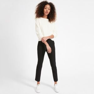 Everlane Slim Classic French Terry Crew in Bone